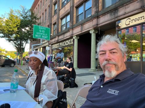 Mpress Bennu and Mik Muller at Franklin County Fair Parade