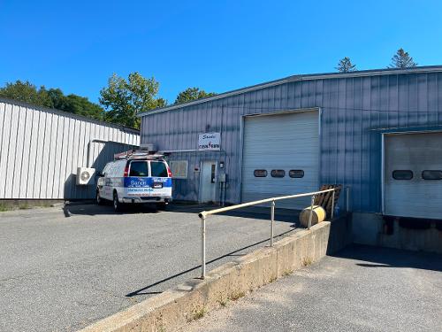 Outside the Metal Warehouse